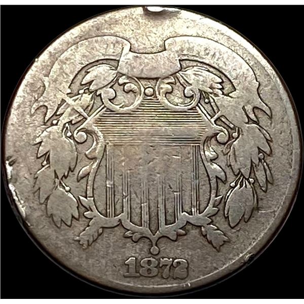 1872 Two-Cent Piece NICELY CIRCULATED