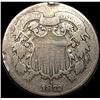 Image 1 : 1872 Two-Cent Piece NICELY CIRCULATED