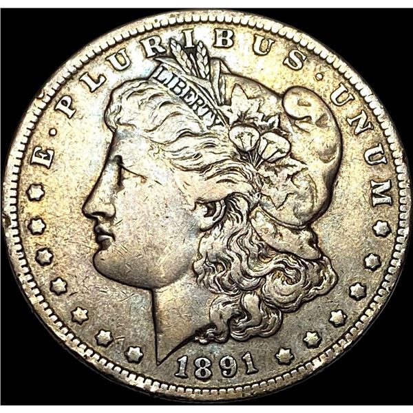 1891-O Silver Morgan Dollar LIGHTLY CIRCULATED
