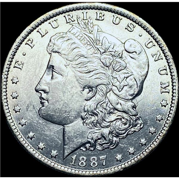 1887-O Silver Morgan Dollar CHOICE AU