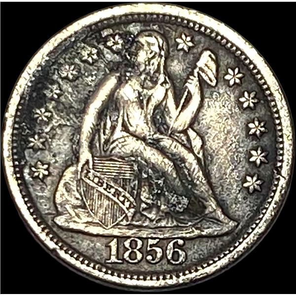 1856 Seated Liberty Dime NEARLY UNCIRCULATED