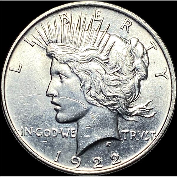 1922 Silver Peace Dollar CLOSELY UNCIRCULATED