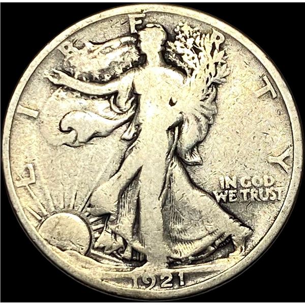 1921 Silver Half Dollar Walking Liberty NICELY CIRCULATED