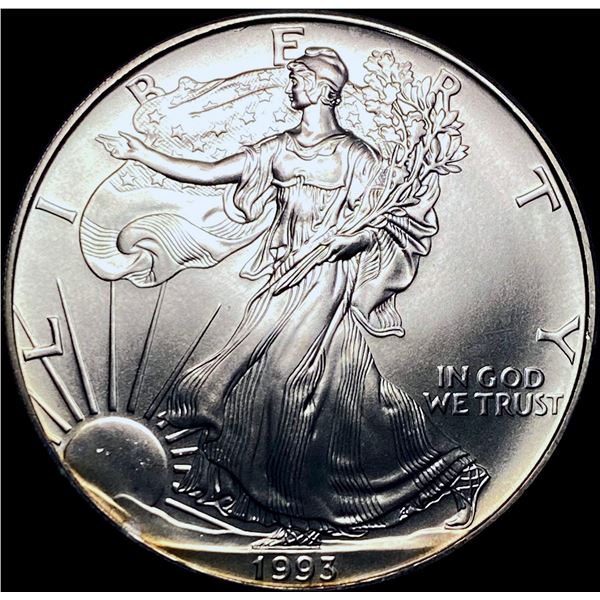 1993 Silver American Eagle $1 SUPERB GEM BU
