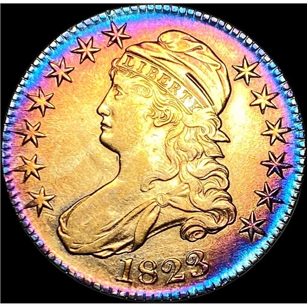 1823 Capped Bust Half Dollar CLOSELY UNCIRCULATED