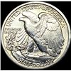 Image 2 : 1937-S Silver Walking Liberty Half Dollar CLOSELY UNCIRCULATED
