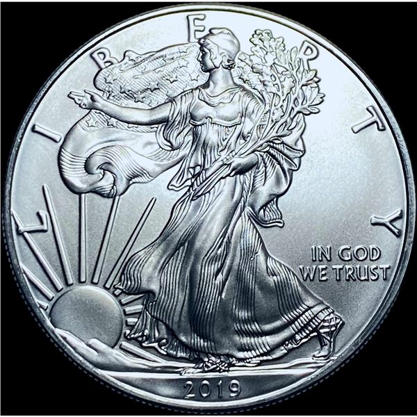 2019 1 oz Silver American Eagle $1 SUPERB GEM BU