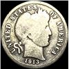 1913-S Silver Barber Dime NICELY CIRCULATED