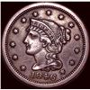 Image 1 : 1846 Braided Hair Large Cent CLOSELY UNCIRCULATED
