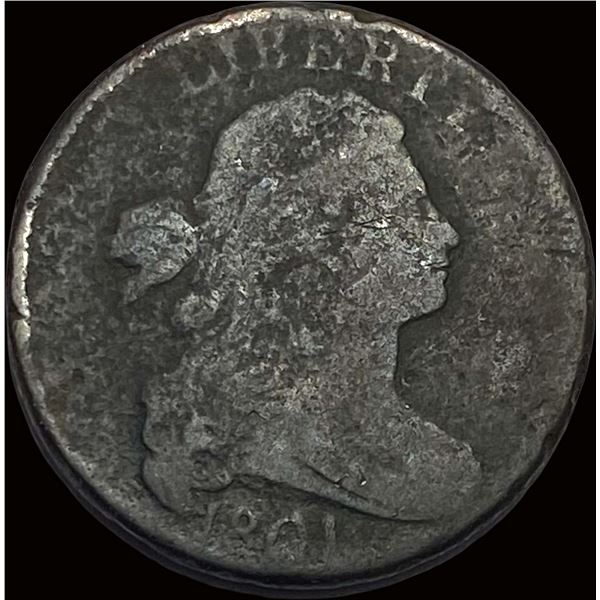 1801 Draped Bust Large Cent NICELY CIRCULATED