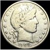 Image 1 : 1908 Silver Barber Half Dollar LIGHTLY CIRCULATED