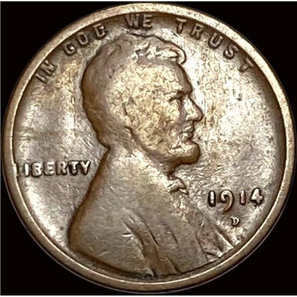 1914-D Lincoln Wheat Cent NICELY CIRCULATED