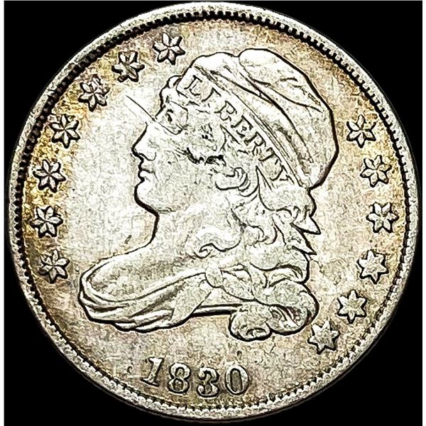 1830 Capped Bust Dime NEARLY UNCIRCULATED
