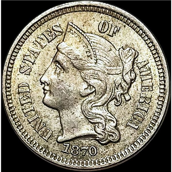 1870 Nickel Three-Cent Piece UNCIRCULATED