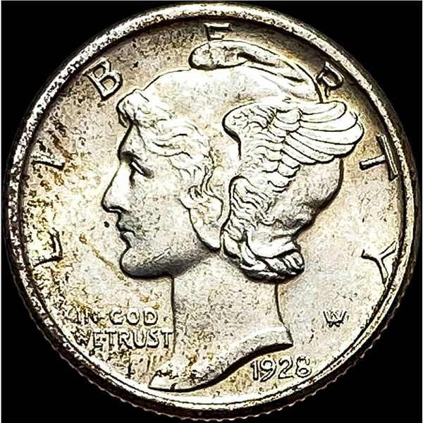 1928 Silver Mercury Dime UNCIRCULATED
