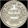 Image 2 : 1838 Seated Liberty Silver Dime CLOSELY  UNCIRCULATED