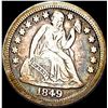 1849-O Silver Seated Liberty Dime LIGHTLY  CIRCULATED