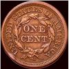 Image 2 : 1847 Braided Hair Large Cent CLOSELY  UNCIRCULATED