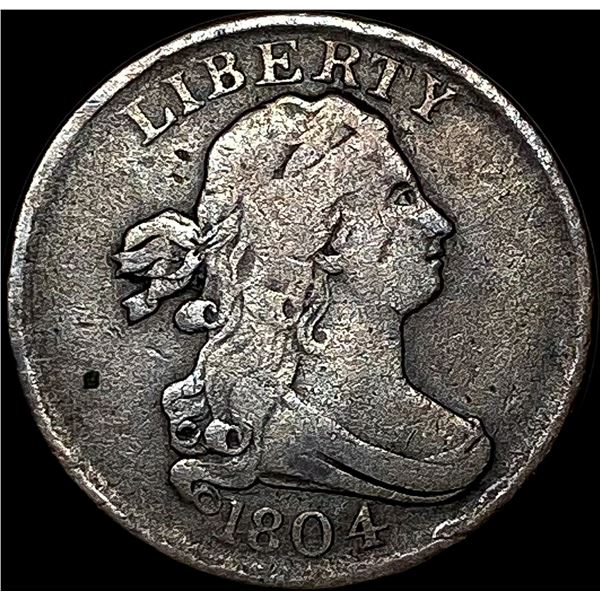 1804 Draped Bust Half Cent LIGHTLY CIRCULATED