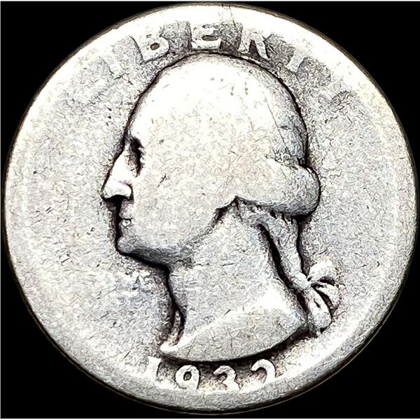 1932-D Silver Washington Quarter NEARLY  UNCIRCULATED