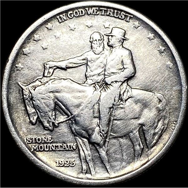 1925 Stone Mountain Half Dollar CLOSELY  UNCIRCULATED