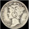 Image 1 : 1921 Silver Mercury Dime NICELY CIRCULATED