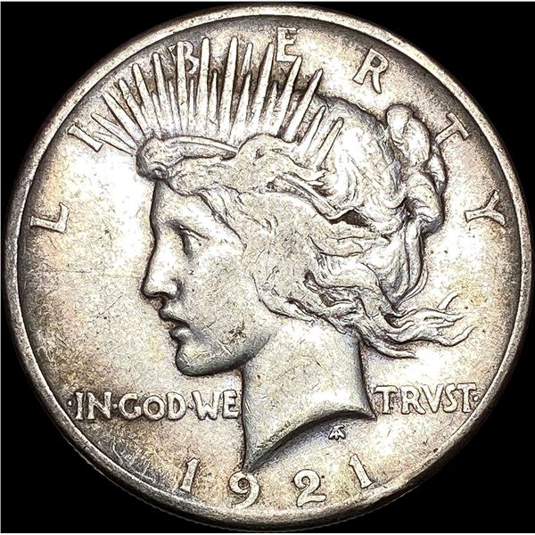 1921 Silver Peace Dollar NEARLY UNCIRCULATED