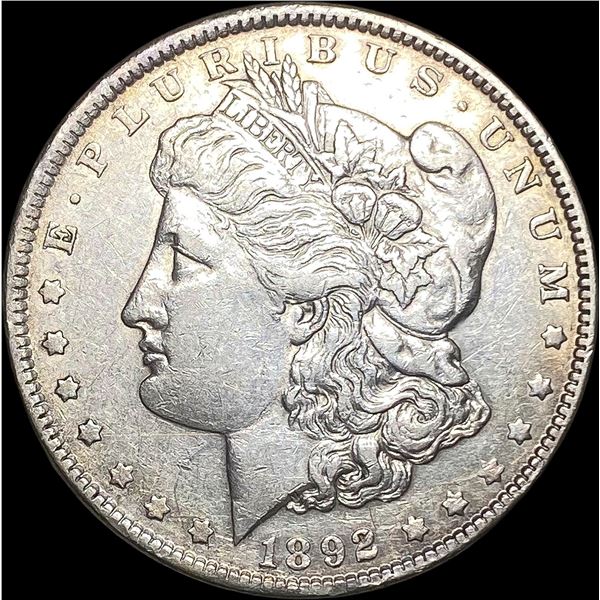 1892 Silver Morgan Dollar CLOSELY  UNCIRCULATED