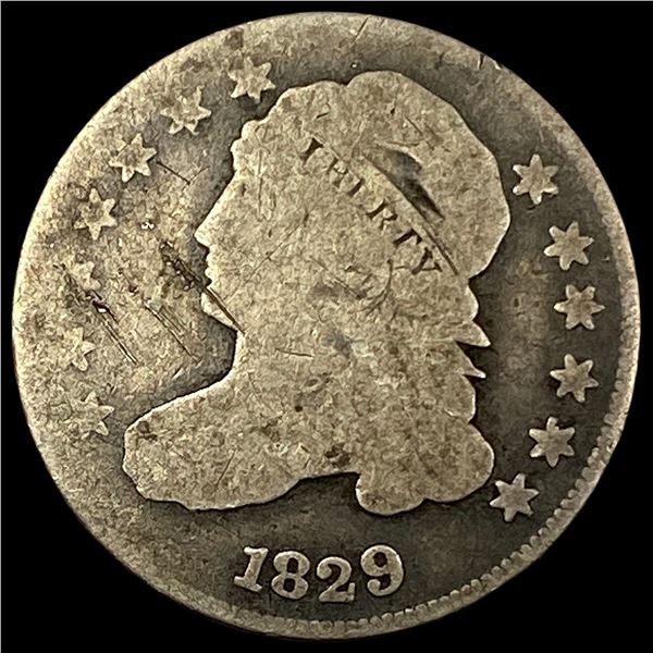 1829 Capped Bust Dime NICELY CIRCULATED