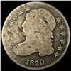 Image 1 : 1829 Capped Bust Dime NICELY CIRCULATED