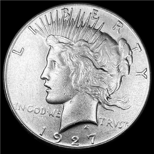 1927-S Silver Peace Dollar CHOICE AU