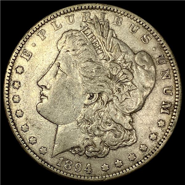 1894-O Silver Morgan Dollar NEARLY  UNCIRCULATED