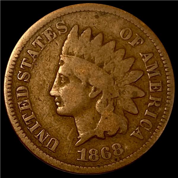 1868 Indian Head Cent NICELY CIRCULATED