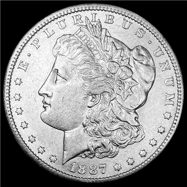 1887-S Silver Morgan Dollar CHOICE AU