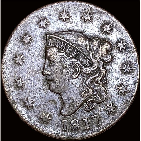 1817 Coronet Head Large Cent NEARLY  UNCIRCULATED