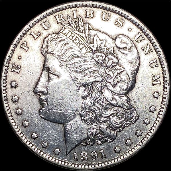 1891-CC Silver Morgan Dollar CLOSELY  UNCIRCULATED