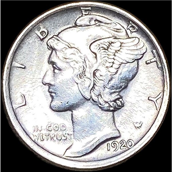 1920-S Mercury Dime CLOSE UNC