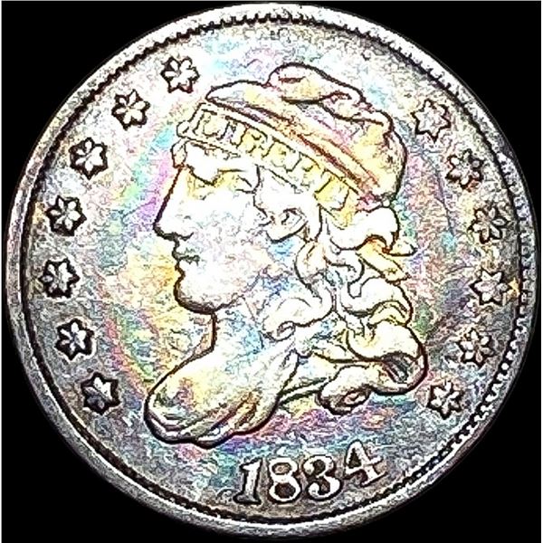 1834 Capped Bust Half Dime LIGHTLY CIRCULATED