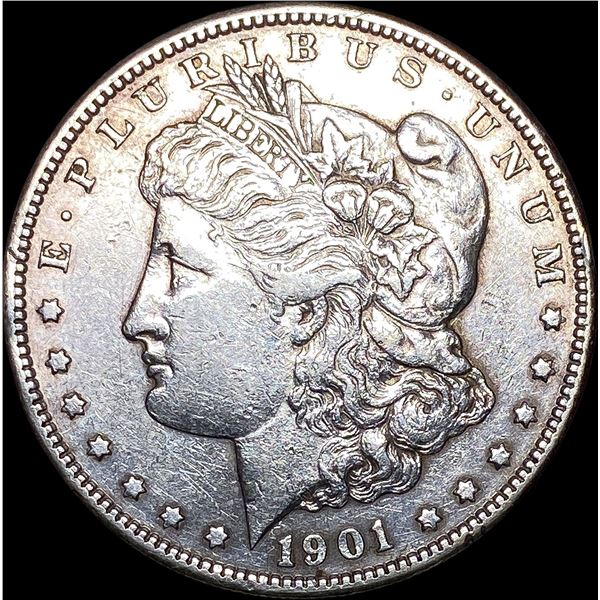 1901-S Silver Morgan Dollar NEARLY  UNCIRCULATED