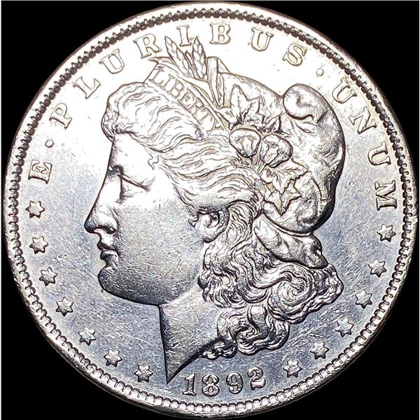 1892 Silver Morgan Dollar CLOSELY  UNCIRCULATED