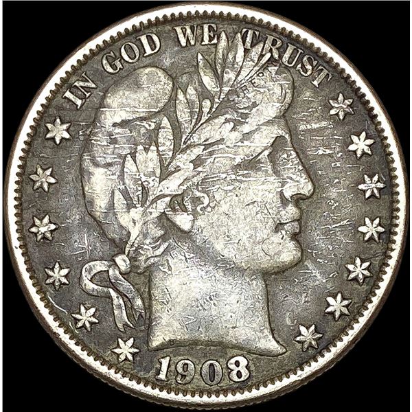 1908-O Silver Barber Half Dollar HIGH GRADE