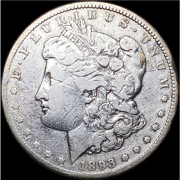 1893-CC Silver Morgan Dollar HIGH GRADE