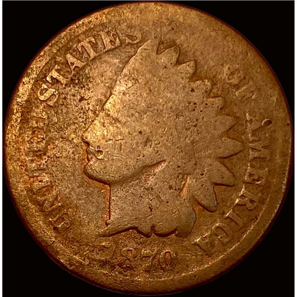 1870 Indian Head Cent NICELY CIRCULATED