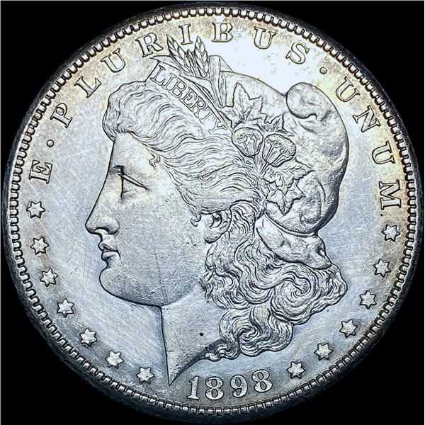 1898-S Silver Morgan Dollar CHOICE AU