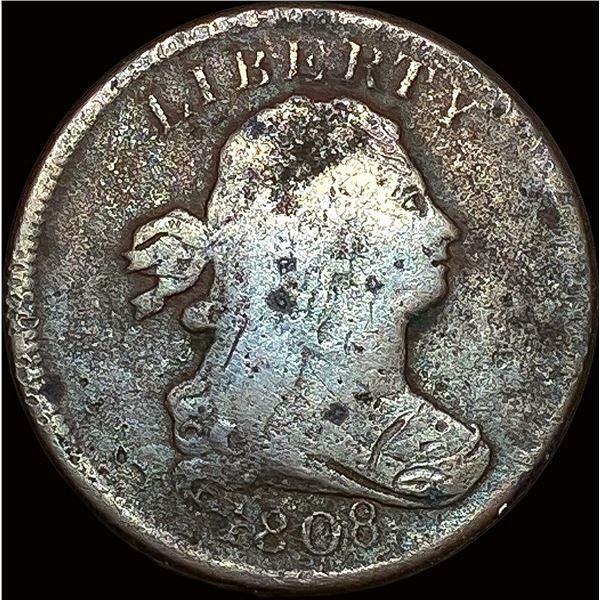 1808 Classic Head Half Cent NICELY CIRCULATED