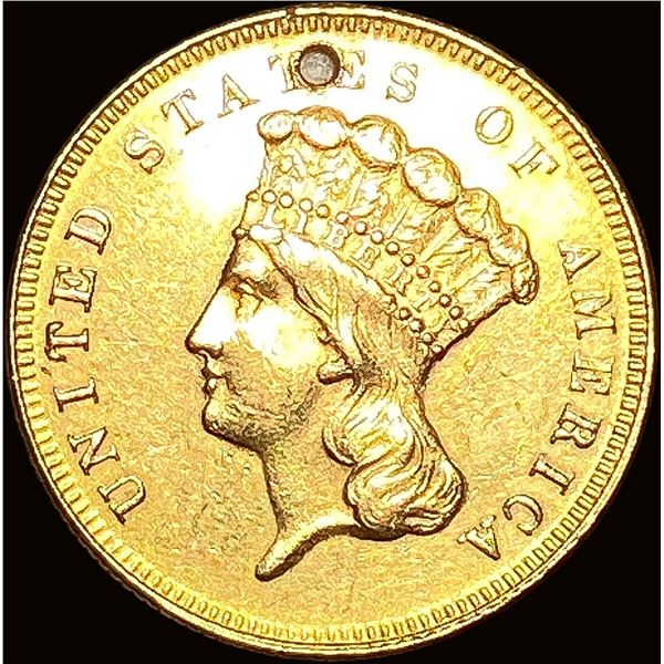 1870 Gold $3 Indian Princess Head HIGH GRADE