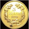 Image 2 : 1870 Gold $3 Indian Princess Head HIGH GRADE