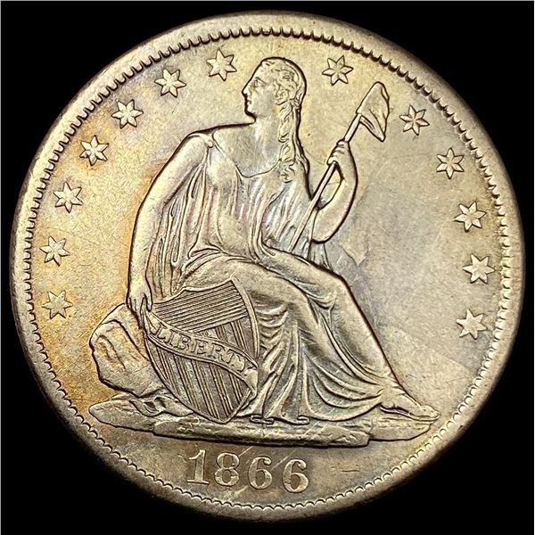 1866-S Seated Liberty Half Dollar HIGH GRADE