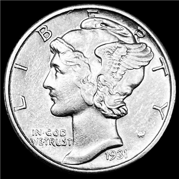1931-S Silver Mercury Dime CLOSELY  UNCIRCULATED