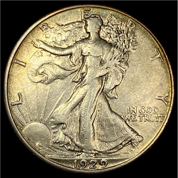 1929-D Walking Liberty Half Dollar NEARLY  UNCIRCULATED